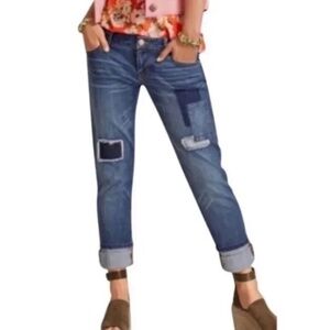 Cabi Skinny Boyfriend Patchwork Jean Style 5308